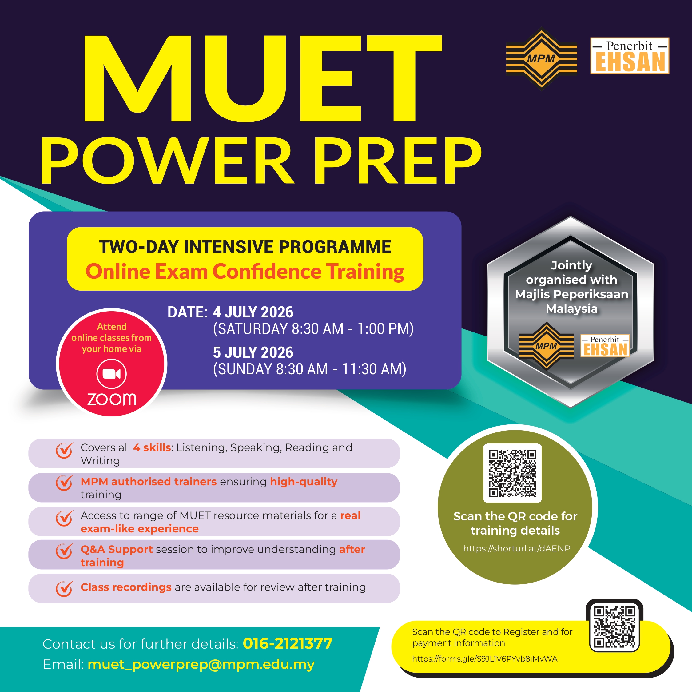 MUET Prep Julai 2026